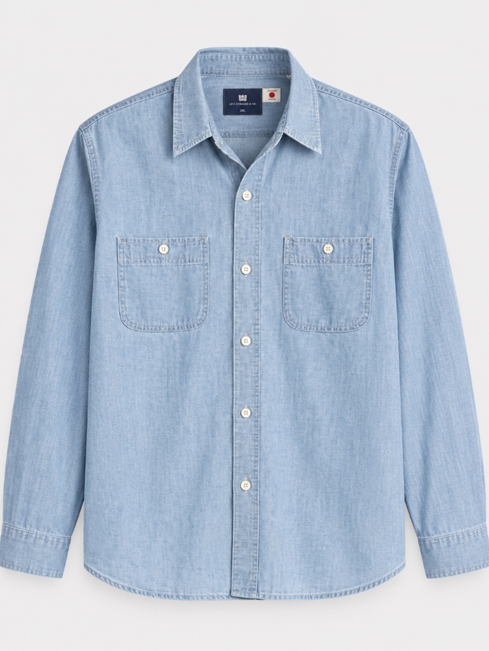 Levi's Blue Tab Work Shirt XXL Japanese Fabric NWT